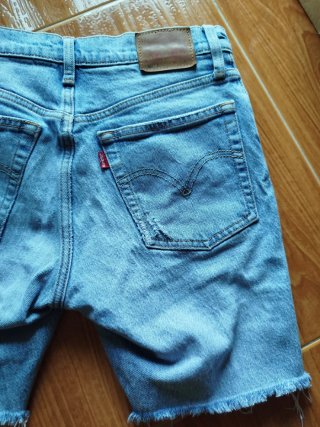 Shorts Vaqueros Levi's 501 Azules