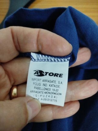 Camiseta Astore Azul Talla XL ALGODÓN