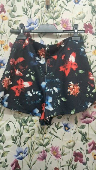 Bermudas estampadas flores