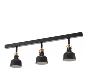 Lámpara de techo 3 focos metal incluye bombillas.