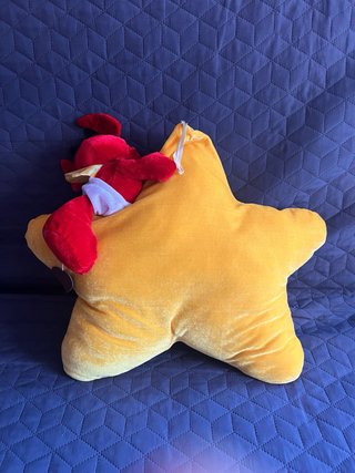 Peluche grande estrella y demonio bebe