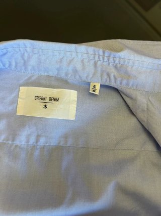 Camisa GRIFFIN DENIM azul Talla M