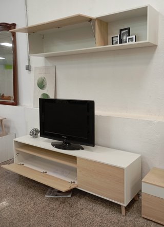 Juego de Salón "Barcelona", con Base TV. ¡OFERTA!