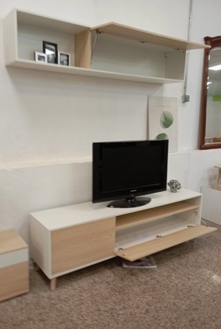 Juego de Salón "Barcelona", con Base TV. ¡OFERTA!