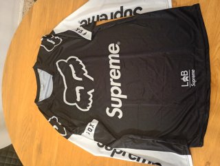 Camiseta Fox Supreme Manga Larga Negra