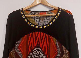 Vestido mujer marca Derhy, estilo boho chic hippie