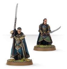 Miniaturas Metal Gil-Galad y Elrond ESDLA