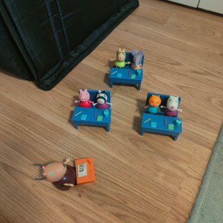 Figuras Peppa Pig Escuela