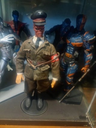 Figura custom Cráneo Rojo