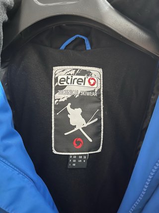Giubbotto da sci Etirel blu e bianco