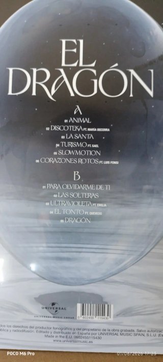 Vinilo Lola Indigo El Dragón NO ES EL VERDE