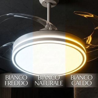 Ventilatore soffitto con luce LED