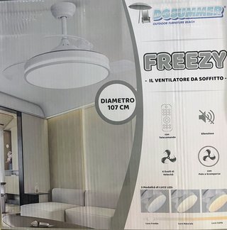 Ventilatore soffitto con luce LED