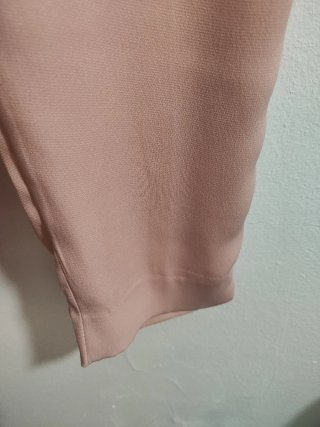 Pantalón fluido Zara rosa pastel