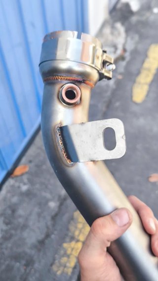 Tubo escape GSXR 1000 K7 decatalizado