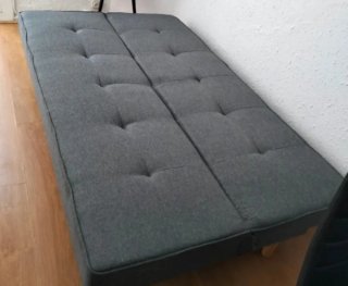 Sofá cama gris 4 meses de uso