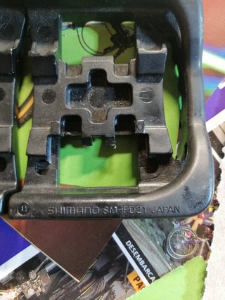 Accesorios pedales automáticos Shimano SPD 80 grs