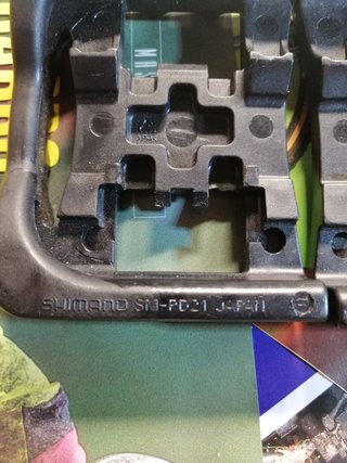 Accesorios pedales automáticos Shimano SPD 80 grs