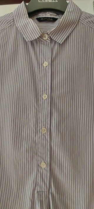 Camisa blusa mujer Massimo Dutti Rayas Talla 40