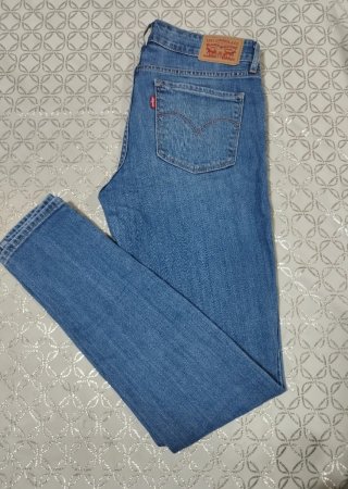 Levi's 711 Skinny Jeans Talla 36 Azul Claro