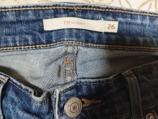 Levi's 711 Skinny Jeans Talla 36 Azul Claro