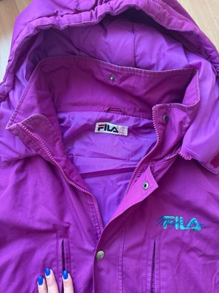 Chaqueta Fila Vintage Morada Nieve