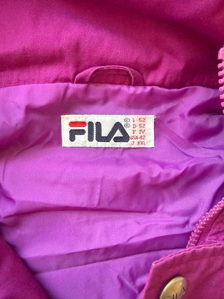 Chaqueta Fila Vintage Morada Nieve