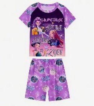 Pijama Corto Huntrix Niña de talla 5 a 8