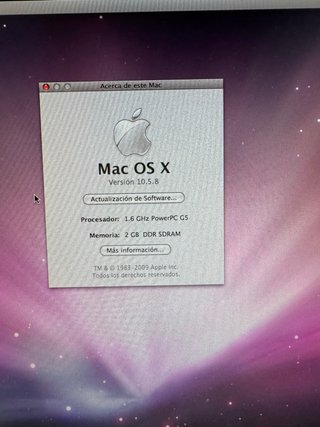 Imac G5 PowerPC con SSD