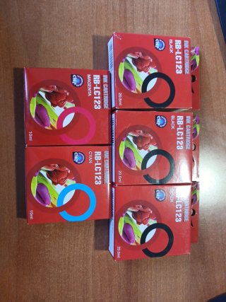 Cartuchos Tinta Brother LC123 Negro y Colores