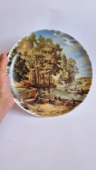Plato Decorativo Royal Schwabap Holland Paisaje