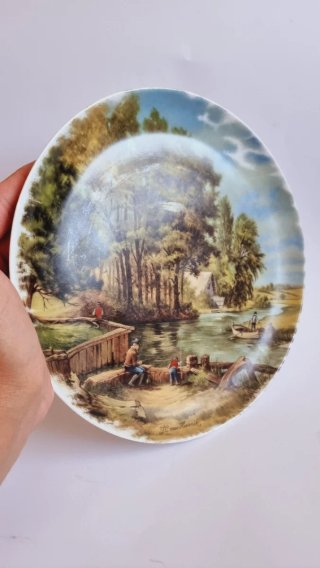 Plato Decorativo Royal Schwabap Holland Paisaje
