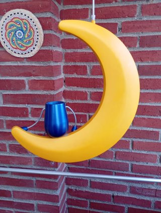 Lámpara Luna Colgante Decorativa