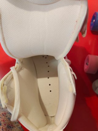 Patines profesionales blancos Esordio