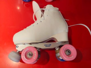 Patines profesionales blancos Esordio