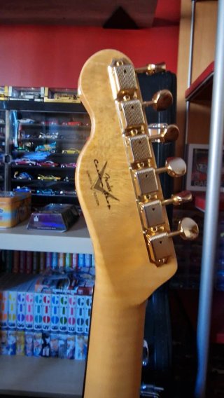 HOY Mástil Telecaster de Luthier +afinadores Gotoh