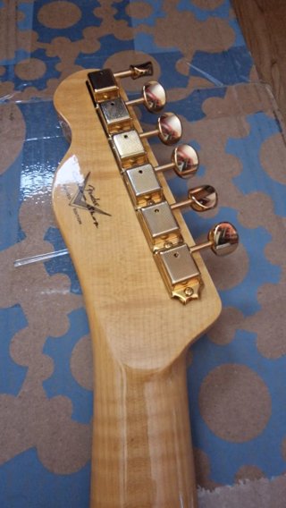 HOY Mástil Telecaster de Luthier +afinadores Gotoh