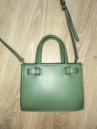 Bolso bandolera Zara verde