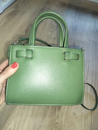 Bolso bandolera Zara verde