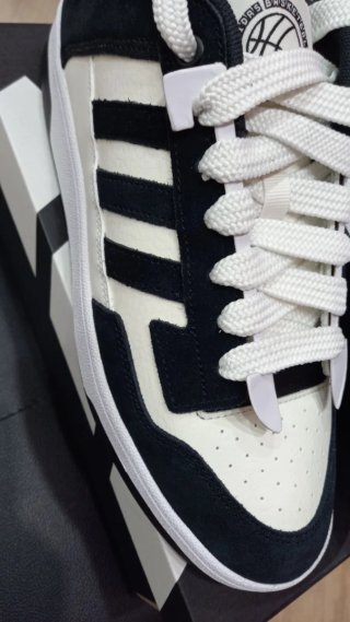 Adidas Scarpe Sneakers Uomo Nero Bianco