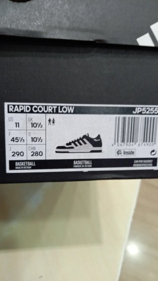 Adidas Scarpe Sneakers Uomo Nero Bianco