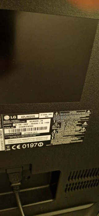 Televisor LG Smart TV Negro