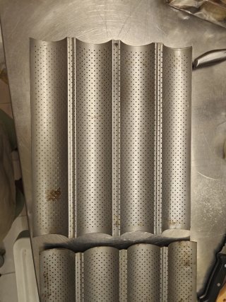 URGE 4 Bandejas para baguettes perforadas