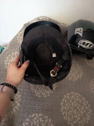 3 Cascos Moto Scooter Blancos