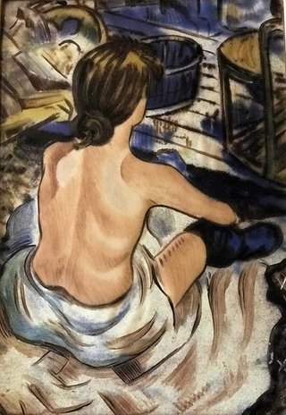 Renoir/Lautrec esmalte sobre metal