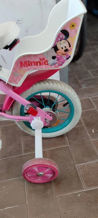 Bici niña 3-5 años con transportín Minnie