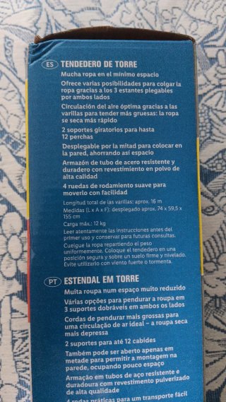 Tendedero Torre W5 3 Niveles