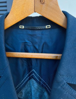Elegante cappotto uomo nero