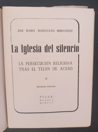 La Iglesia del silencio. La persecución religiosa
