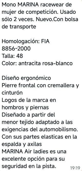 Mono chica competición